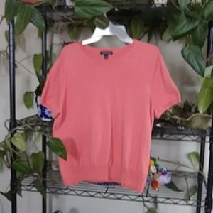 Knit women's short sleeved top